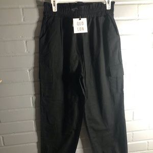 QED London Nasty Gal Elastic Waist Combat Pants
